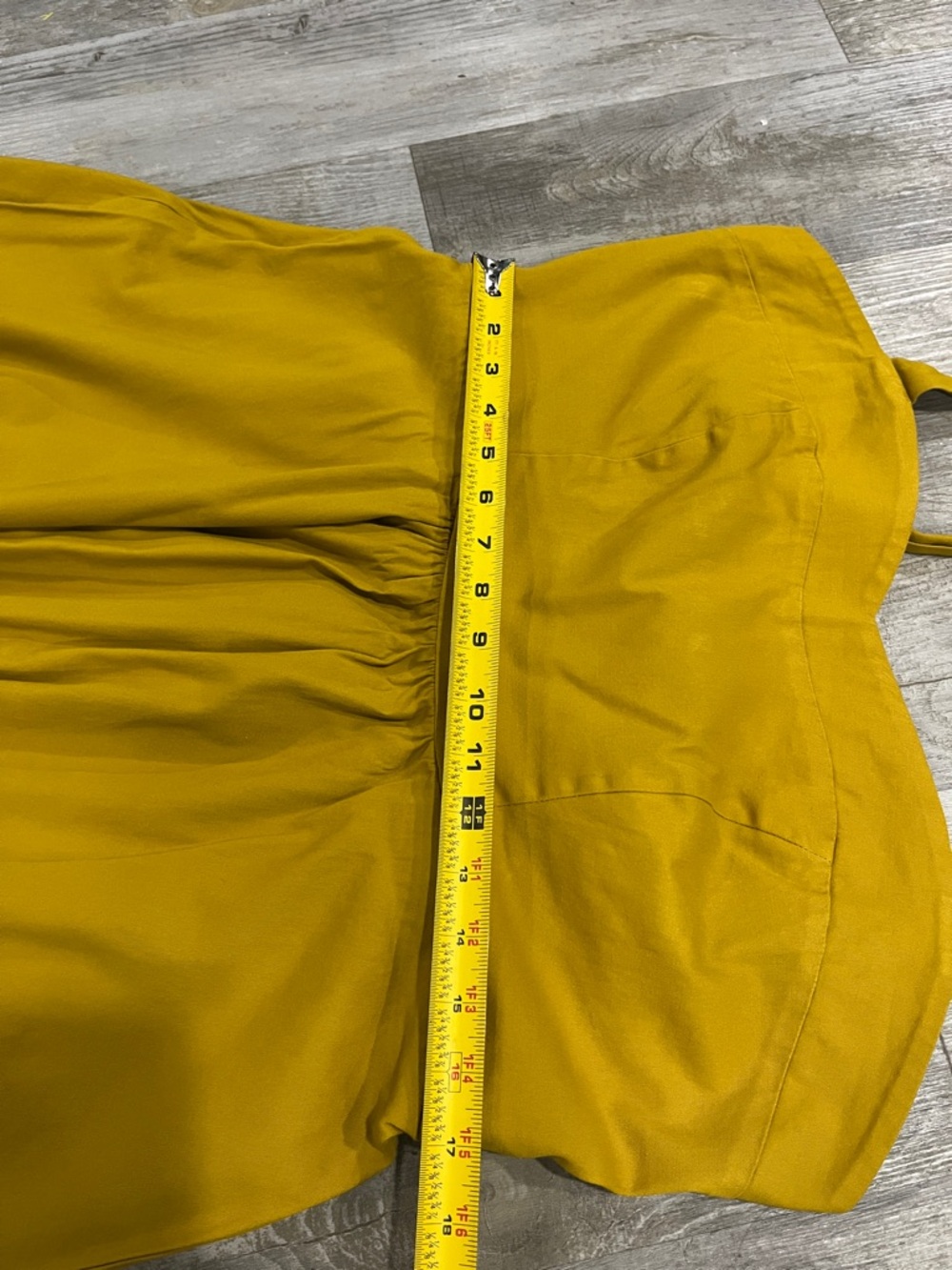 Topdress dress Mustard Yellow A-line dress ๐ - Picture 7 of 9